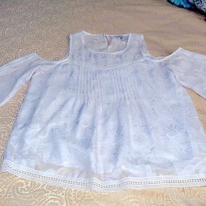 Lucky brand cold shoulder top